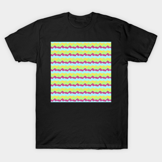 Colorful Liquid Retro Repeated Pattern by MarjanShop